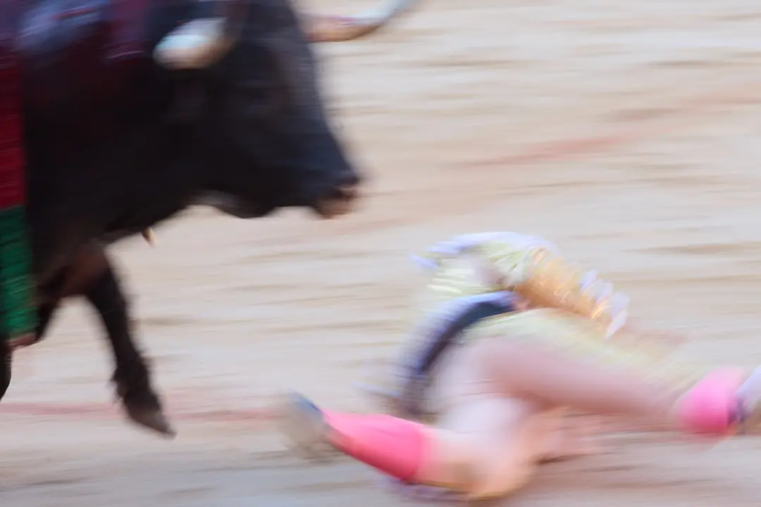 Segunda corrida de la Feria del Toro de San Fermín 2025 con toros de Cebada Gago para Antonio Ferrera, Pepe Moral y Román. IÑIGO ALZUGARAY