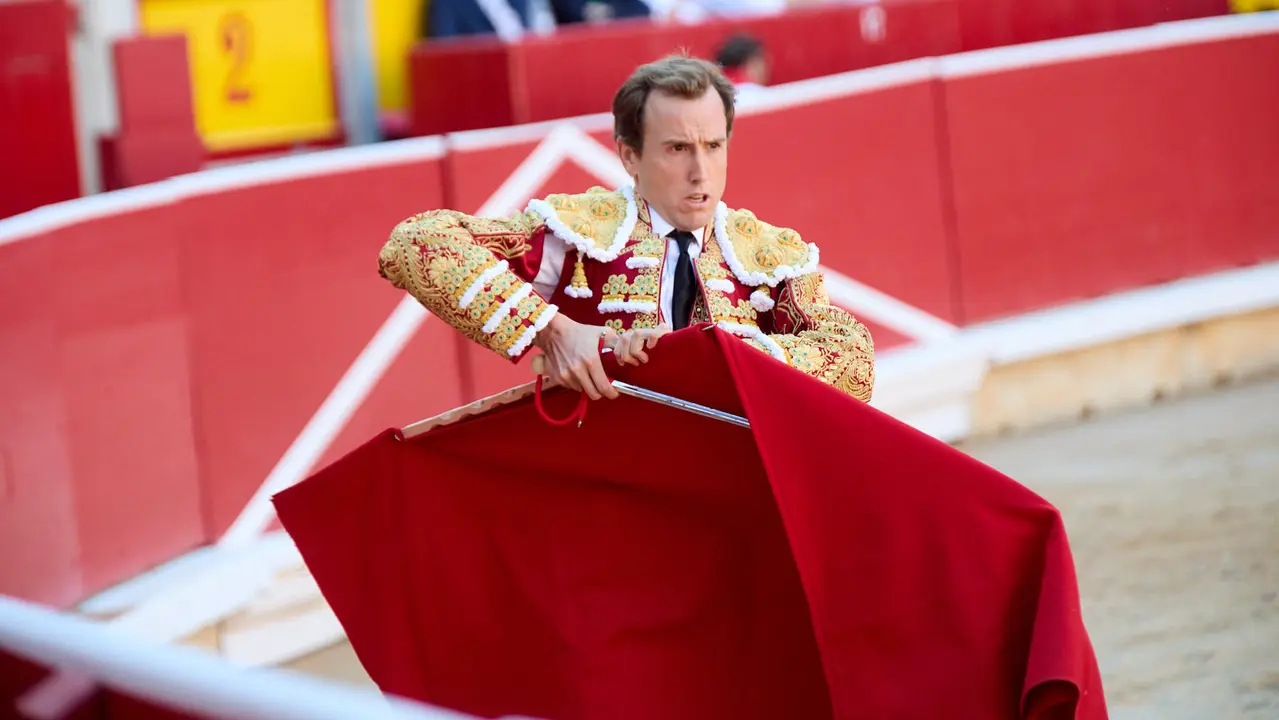 Segunda corrida de la Feria del Toro de San Fermín 2025 con toros de Cebada Gago para Antonio Ferrera, Pepe Moral y Román. IÑIGO ALZUGARAY