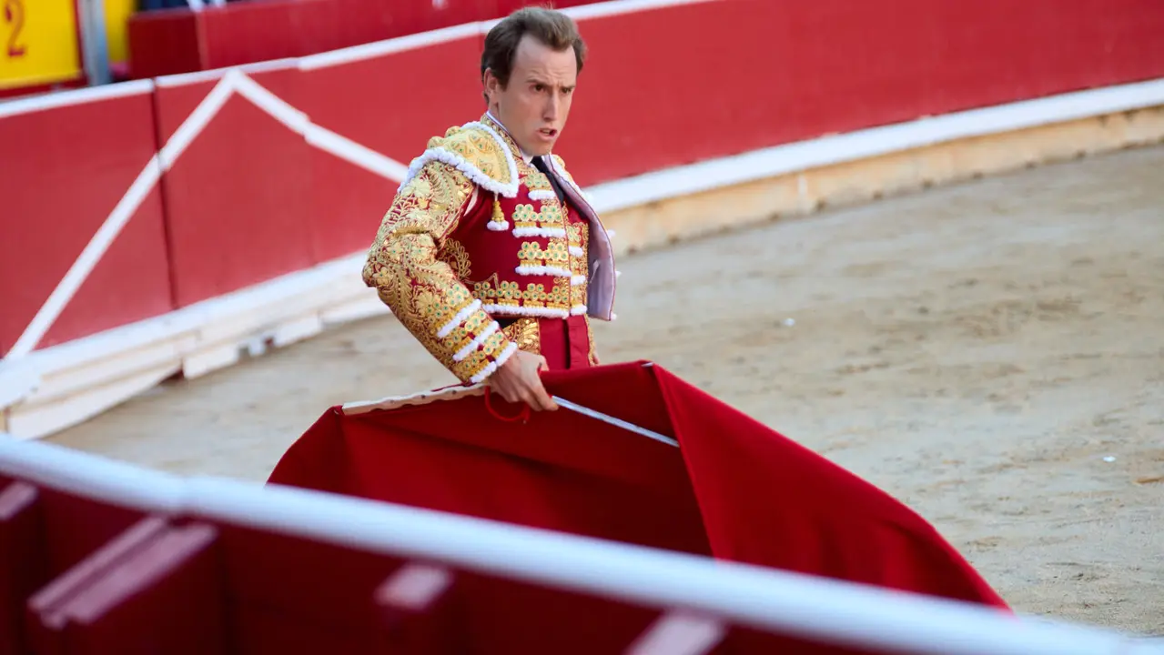 Segunda corrida de la Feria del Toro de San Fermín 2025 con toros de Cebada Gago para Antonio Ferrera, Pepe Moral y Román. IÑIGO ALZUGARAY