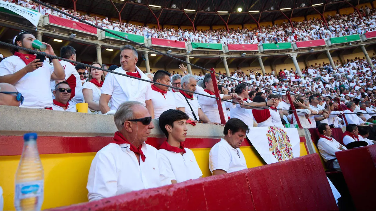 Segunda corrida de la Feria del Toro de San Fermín 2025 con toros de Cebada Gago para Antonio Ferrera, Pepe Moral y Román. IÑIGO ALZUGARAY