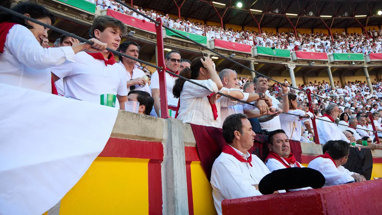 Segunda corrida de la Feria del Toro de San Fermín 2025 con toros de Cebada Gago para Antonio Ferrera, Pepe Moral y Román. IÑIGO ALZUGARAY