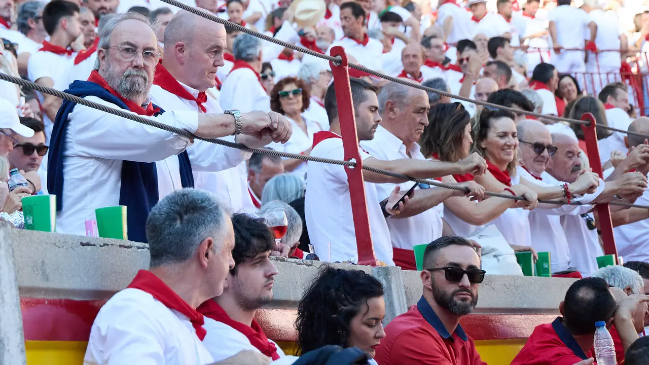 Segunda corrida de la Feria del Toro de San Fermín 2025 con toros de Cebada Gago para Antonio Ferrera, Pepe Moral y Román. IÑIGO ALZUGARAY