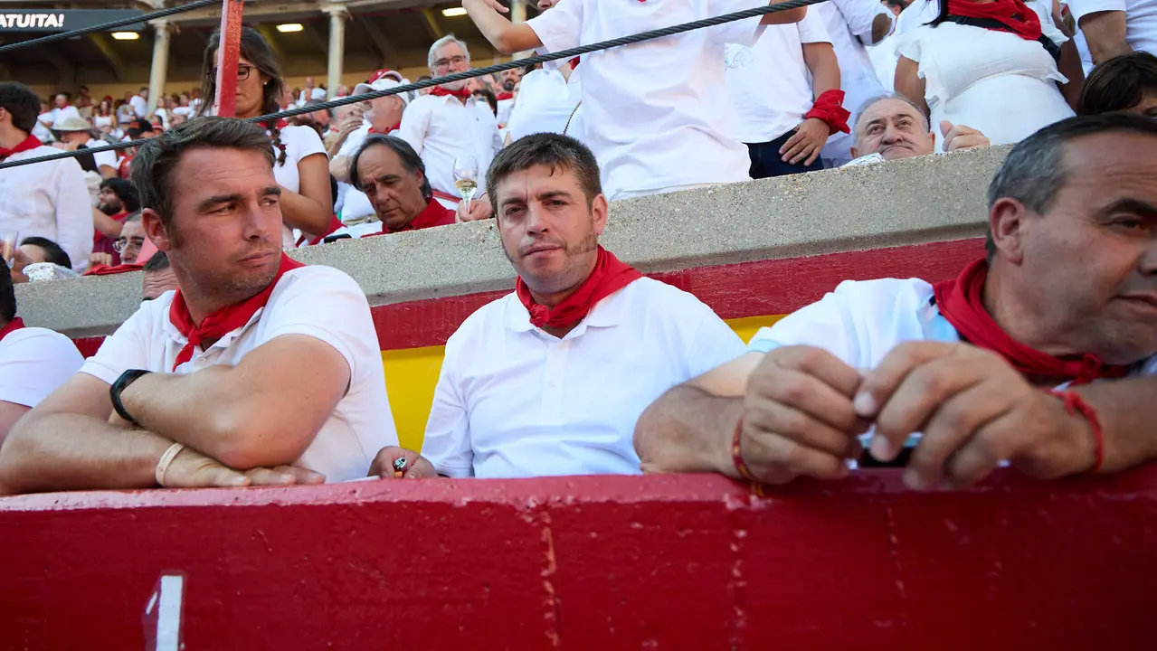 Segunda corrida de la Feria del Toro de San Fermín 2025 con toros de Cebada Gago para Antonio Ferrera, Pepe Moral y Román. IÑIGO ALZUGARAY