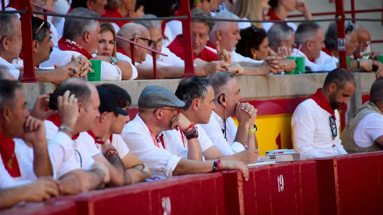 Segunda corrida de la Feria del Toro de San Fermín 2025 con toros de Cebada Gago para Antonio Ferrera, Pepe Moral y Román. IÑIGO ALZUGARAY