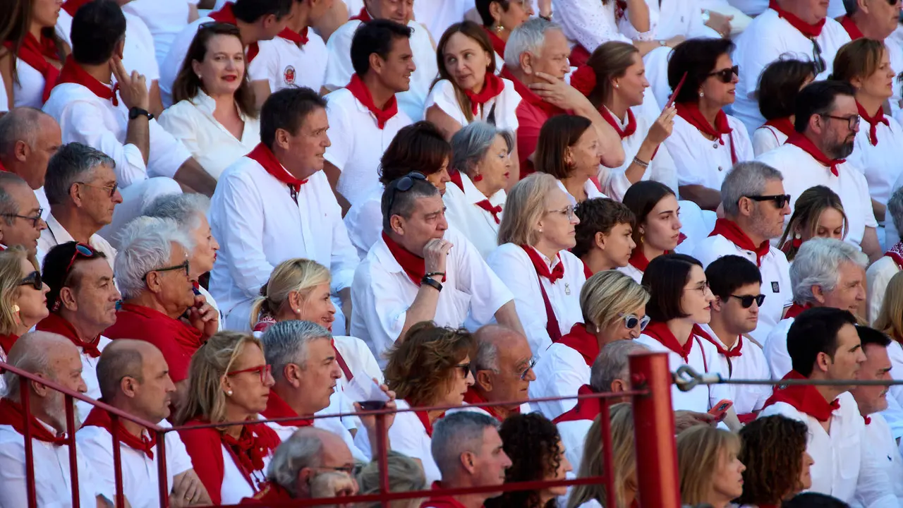 Segunda corrida de la Feria del Toro de San Fermín 2025 con toros de Cebada Gago para Antonio Ferrera, Pepe Moral y Román. IÑIGO ALZUGARAY