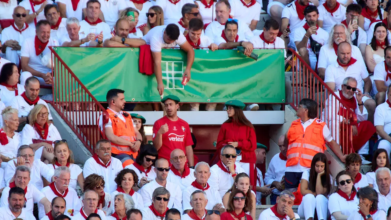 Segunda corrida de la Feria del Toro de San Fermín 2025 con toros de Cebada Gago para Antonio Ferrera, Pepe Moral y Román. IÑIGO ALZUGARAY