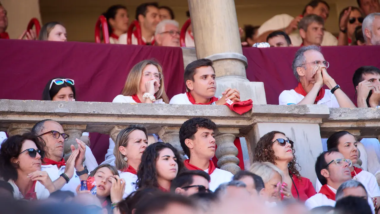 Segunda corrida de la Feria del Toro de San Fermín 2025 con toros de Cebada Gago para Antonio Ferrera, Pepe Moral y Román. IÑIGO ALZUGARAY