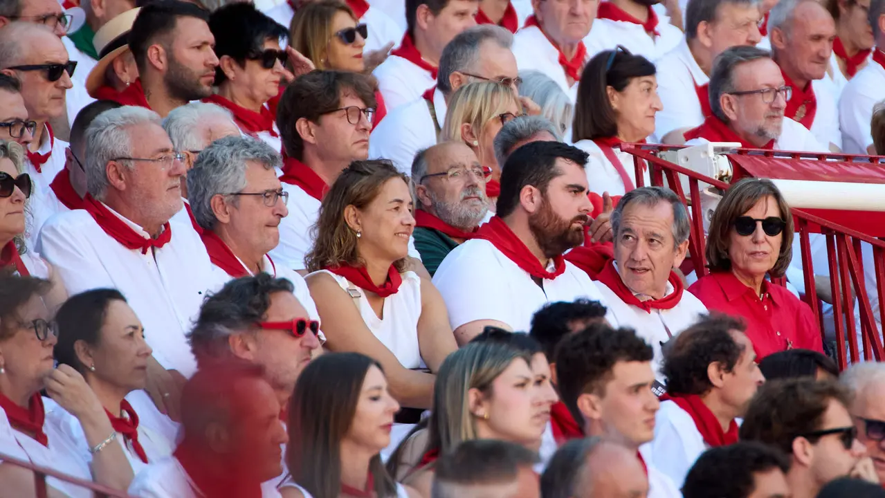 Segunda corrida de la Feria del Toro de San Fermín 2025 con toros de Cebada Gago para Antonio Ferrera, Pepe Moral y Román. IÑIGO ALZUGARAY