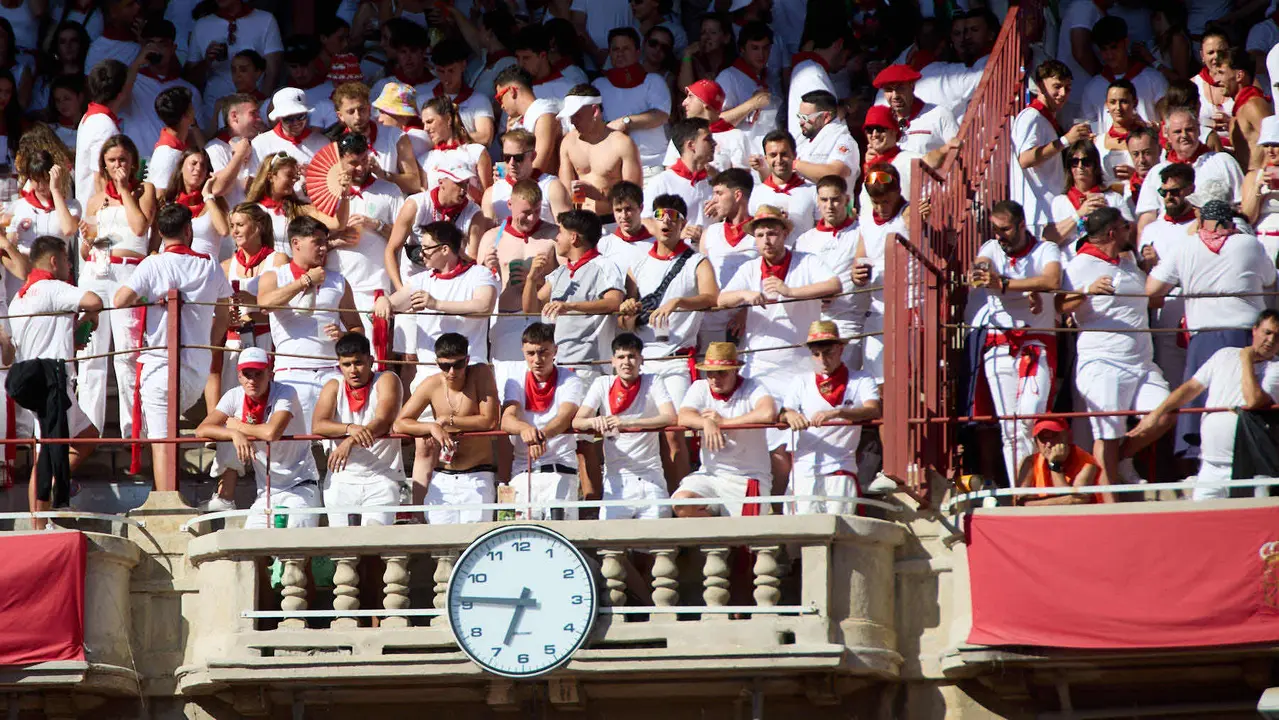 Segunda corrida de la Feria del Toro de San Fermín 2025 con toros de Cebada Gago para Antonio Ferrera, Pepe Moral y Román. IÑIGO ALZUGARAY