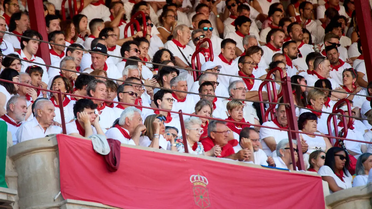 Segunda corrida de la Feria del Toro de San Fermín 2025 con toros de Cebada Gago para Antonio Ferrera, Pepe Moral y Román. IÑIGO ALZUGARAY
