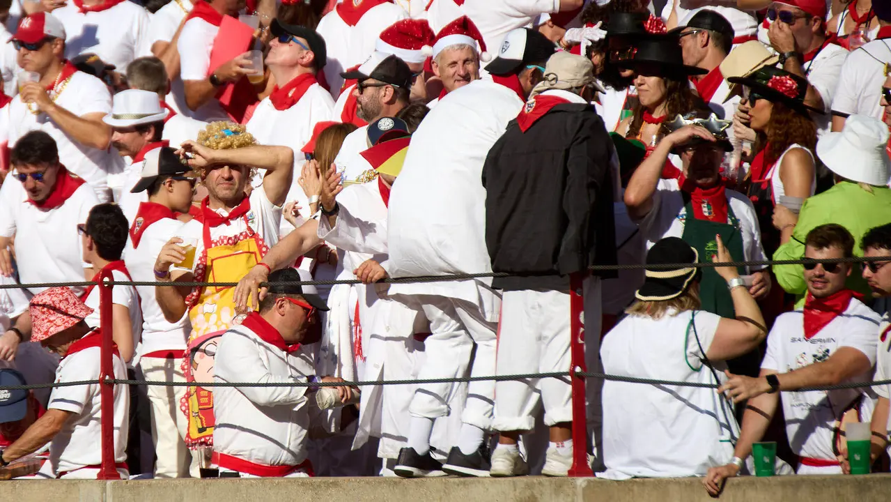 Segunda corrida de la Feria del Toro de San Fermín 2025 con toros de Cebada Gago para Antonio Ferrera, Pepe Moral y Román. IÑIGO ALZUGARAY