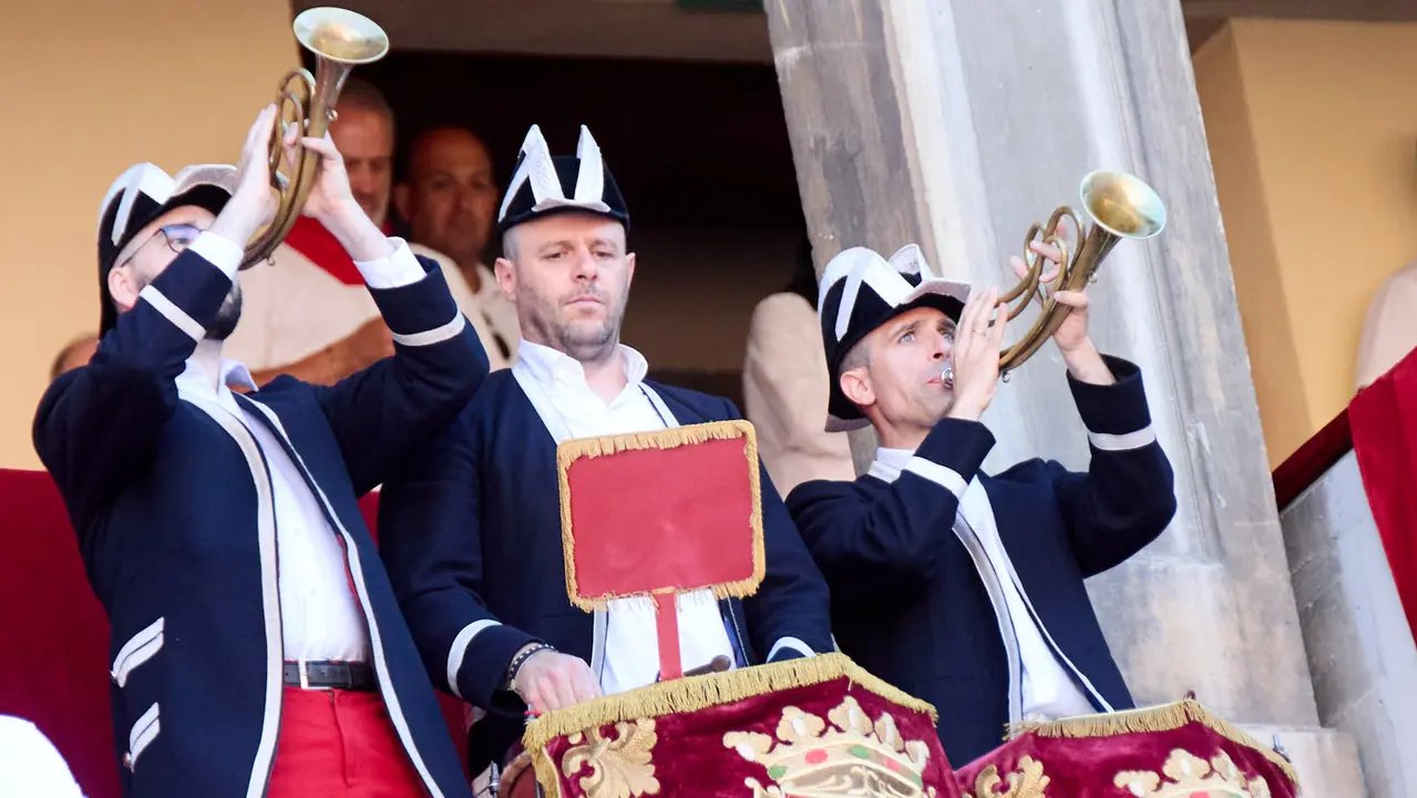 Segunda corrida de la Feria del Toro de San Fermín 2025 con toros de Cebada Gago para Antonio Ferrera, Pepe Moral y Román. IÑIGO ALZUGARAY