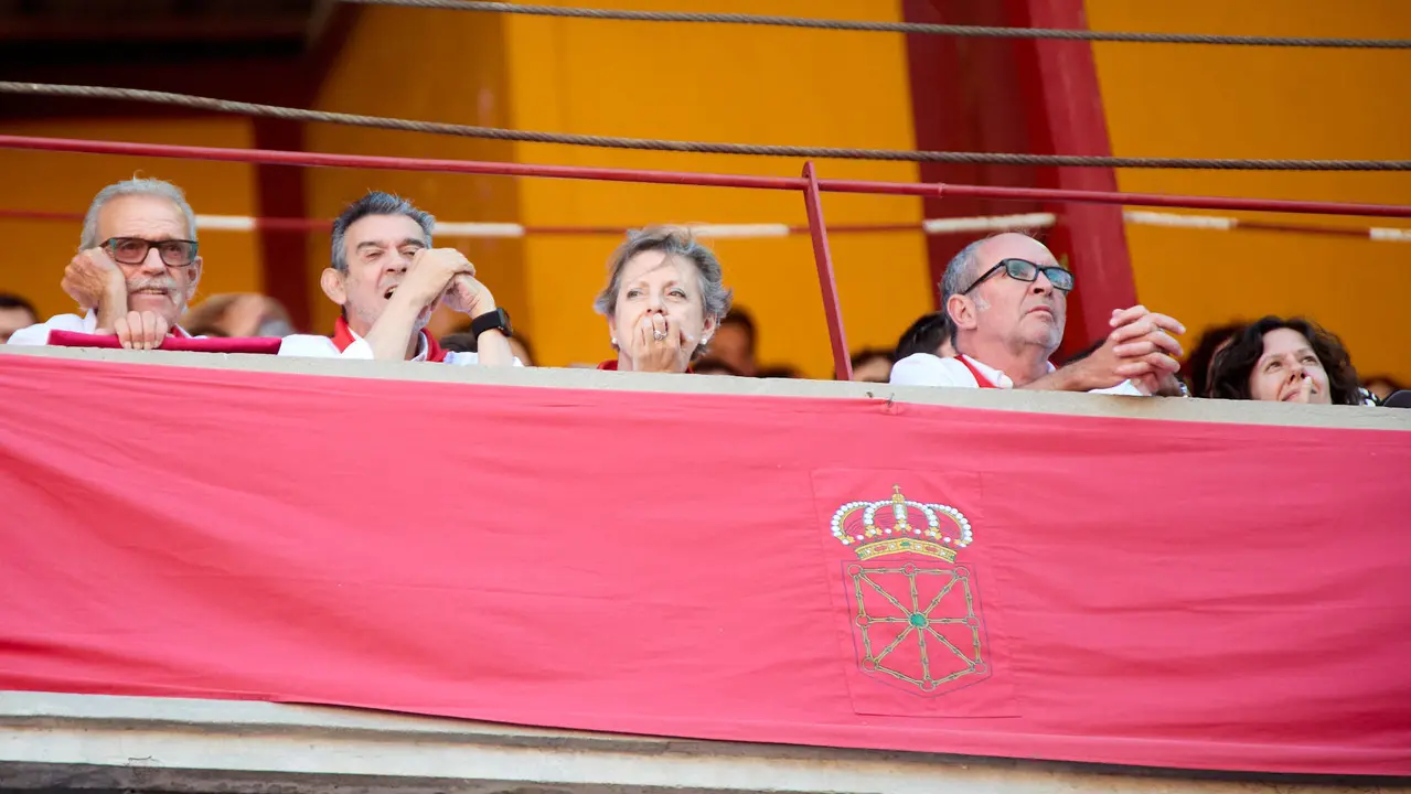 Segunda corrida de la Feria del Toro de San Fermín 2025 con toros de Cebada Gago para Antonio Ferrera, Pepe Moral y Román. IÑIGO ALZUGARAY