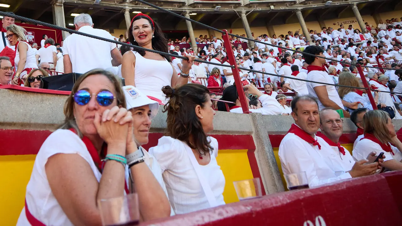 Segunda corrida de la Feria del Toro de San Fermín 2025 con toros de Cebada Gago para Antonio Ferrera, Pepe Moral y Román. IÑIGO ALZUGARAY