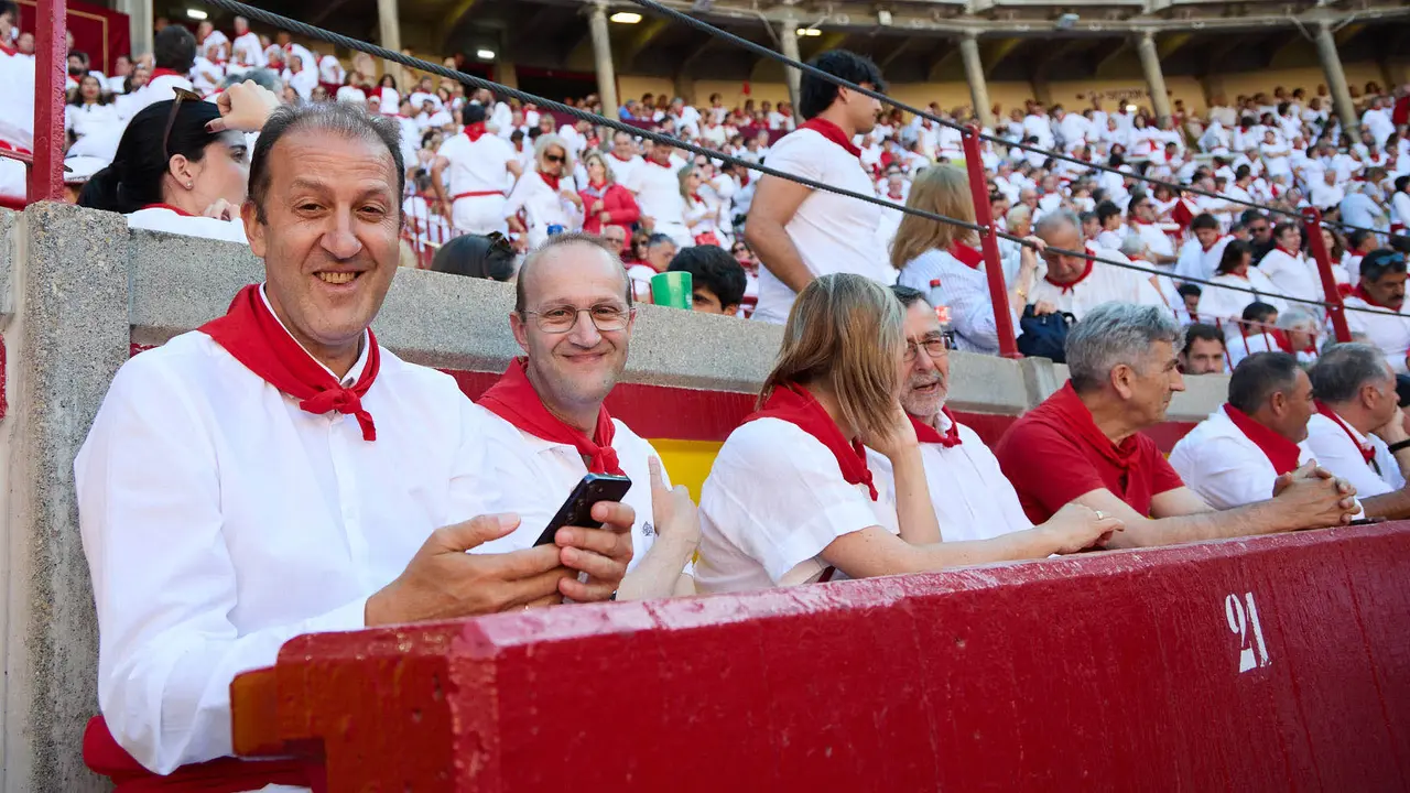 Segunda corrida de la Feria del Toro de San Fermín 2025 con toros de Cebada Gago para Antonio Ferrera, Pepe Moral y Román. IÑIGO ALZUGARAY