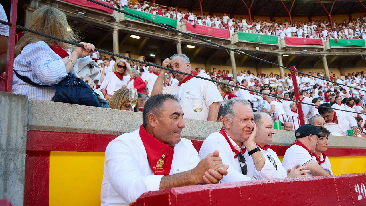 Segunda corrida de la Feria del Toro de San Fermín 2025 con toros de Cebada Gago para Antonio Ferrera, Pepe Moral y Román. IÑIGO ALZUGARAY