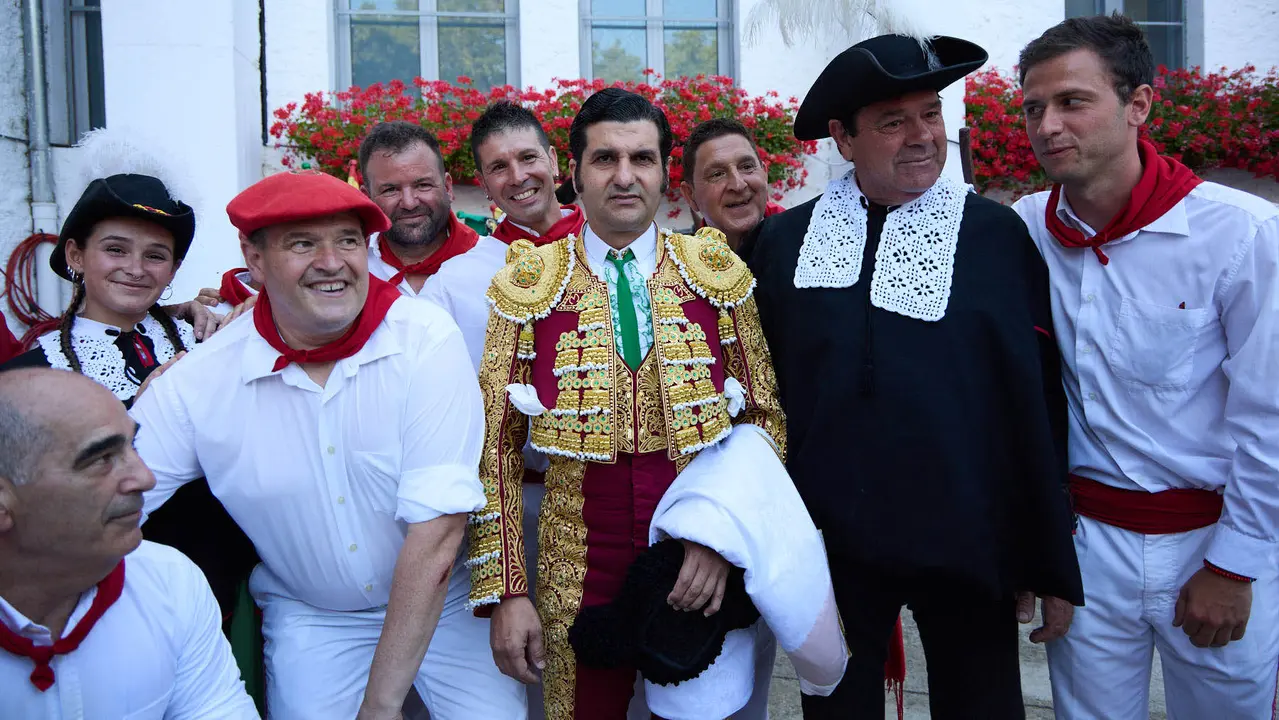 Tercera corrida de la Feria del Toro de San Fermín 2025 con toros de Álvaro Núñez para Morante de la Puebla, Roca Rey y Tomás Rufo. IÑIGO ALZUGARAY