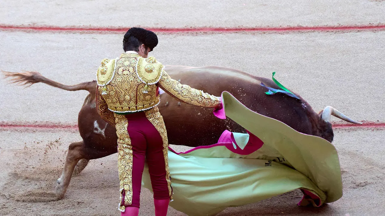Tercera corrida de la Feria del Toro de San Fermín 2025 con toros de Álvaro Núñez para Morante de la Puebla, Roca Rey y Tomás Rufo. IÑIGO ALZUGARAY
