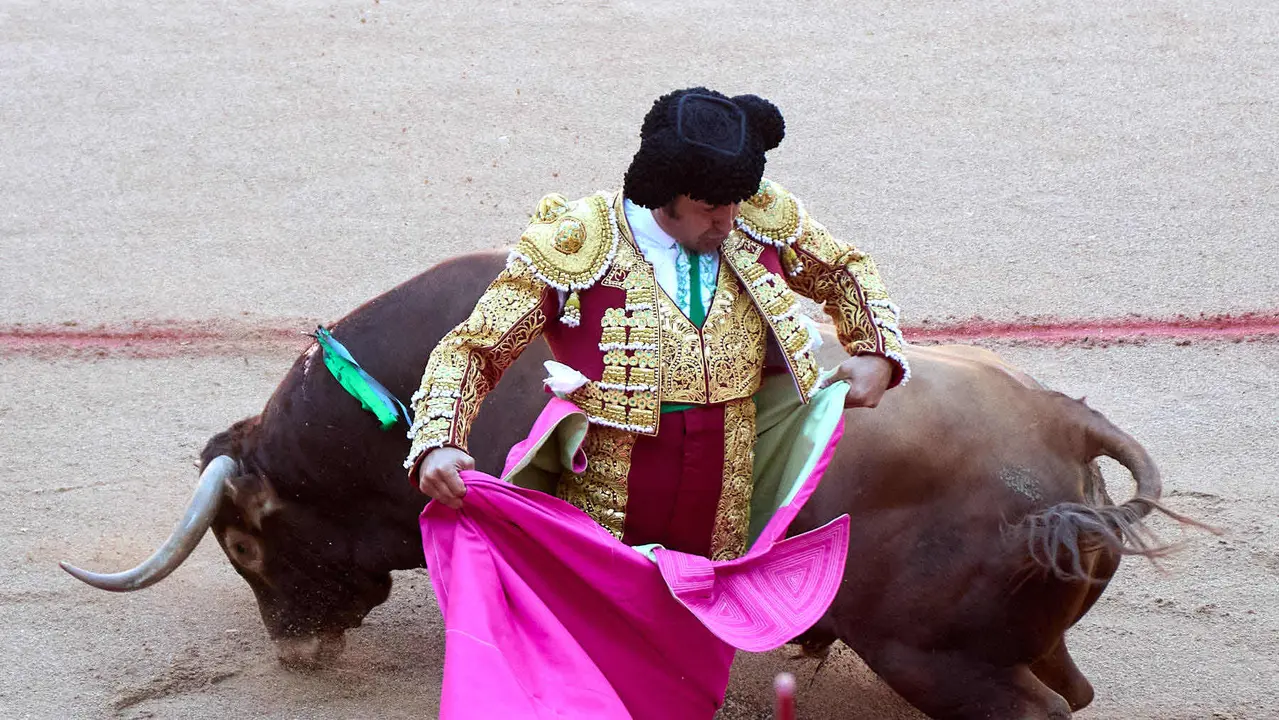 Tercera corrida de la Feria del Toro de San Fermín 2025 con toros de Álvaro Núñez para Morante de la Puebla, Roca Rey y Tomás Rufo. IÑIGO ALZUGARAY