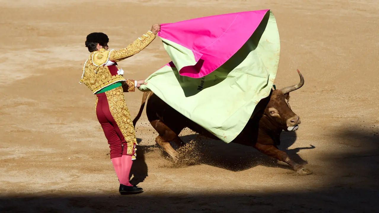Tercera corrida de la Feria del Toro de San Fermín 2025 con toros de Álvaro Núñez para Morante de la Puebla, Roca Rey y Tomás Rufo. IÑIGO ALZUGARAY