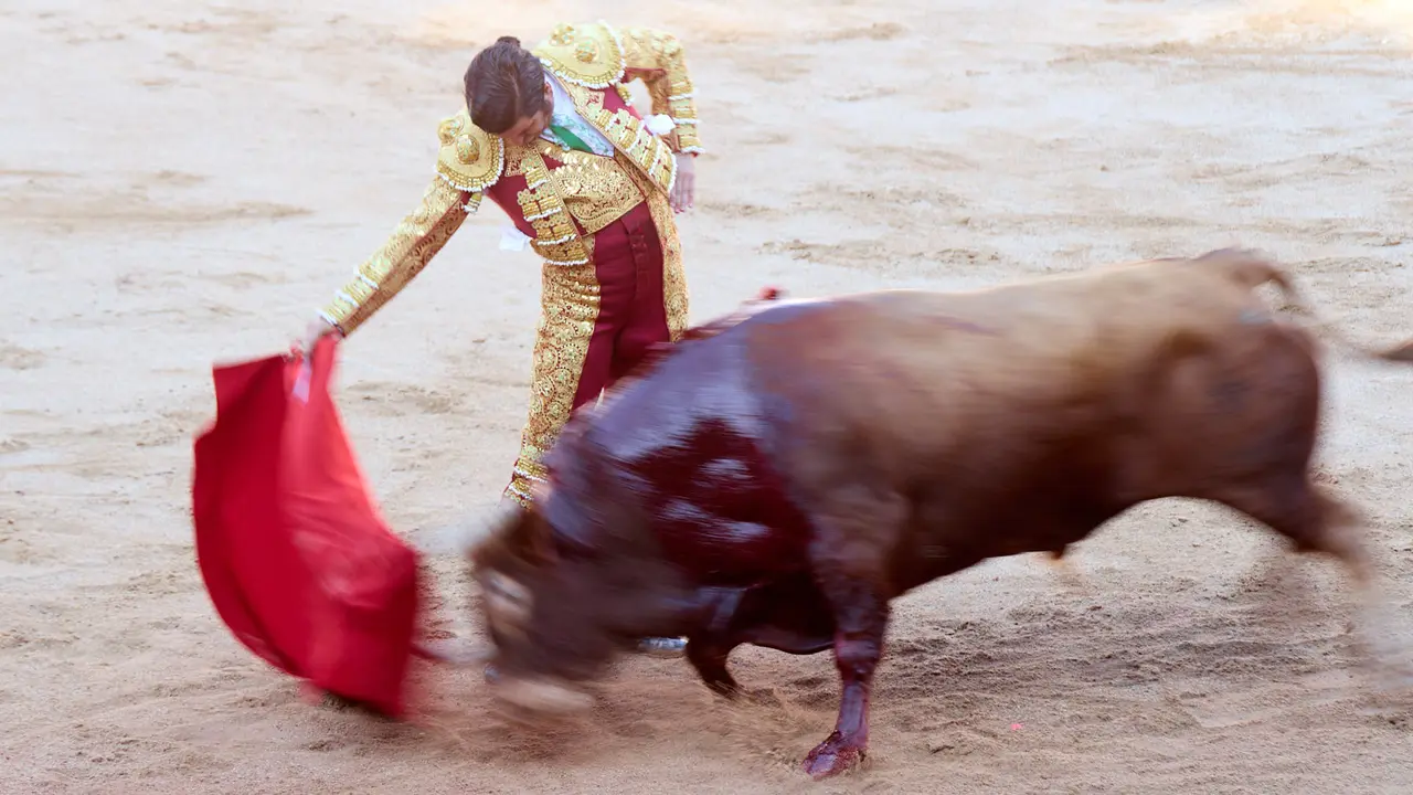 Tercera corrida de la Feria del Toro de San Fermín 2025 con toros de Álvaro Núñez para Morante de la Puebla, Roca Rey y Tomás Rufo. IÑIGO ALZUGARAY