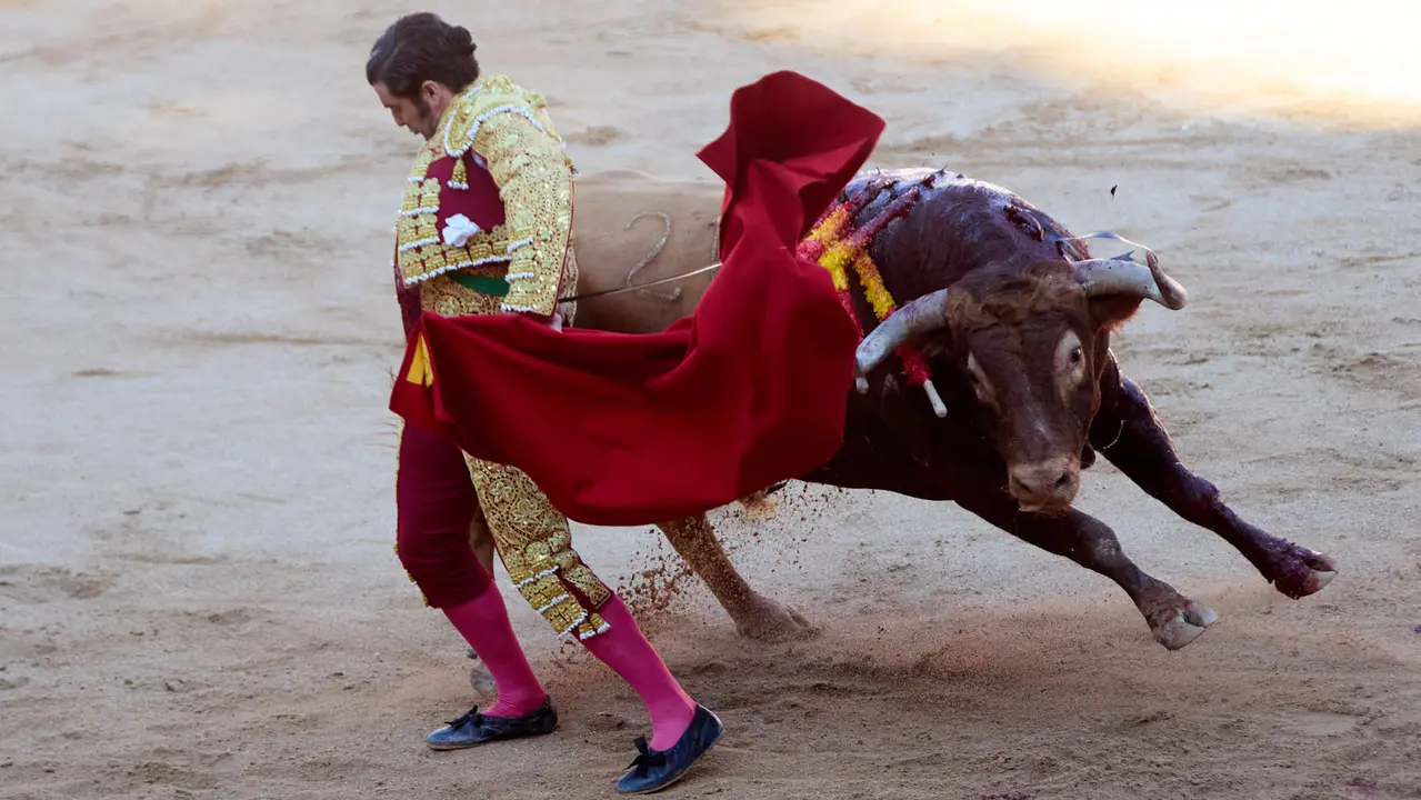 Tercera corrida de la Feria del Toro de San Fermín 2025 con toros de Álvaro Núñez para Morante de la Puebla, Roca Rey y Tomás Rufo. IÑIGO ALZUGARAY