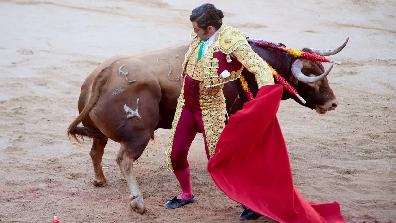 Tercera corrida de la Feria del Toro de San Fermín 2025 con toros de Álvaro Núñez para Morante de la Puebla, Roca Rey y Tomás Rufo. IÑIGO ALZUGARAY