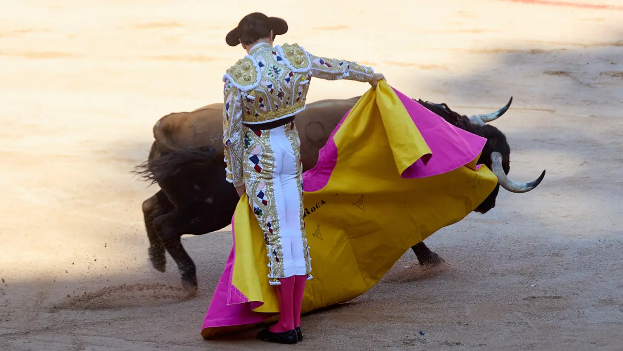 Tercera corrida de la Feria del Toro de San Fermín 2025 con toros de Álvaro Núñez para Morante de la Puebla, Roca Rey y Tomás Rufo. IÑIGO ALZUGARAY
