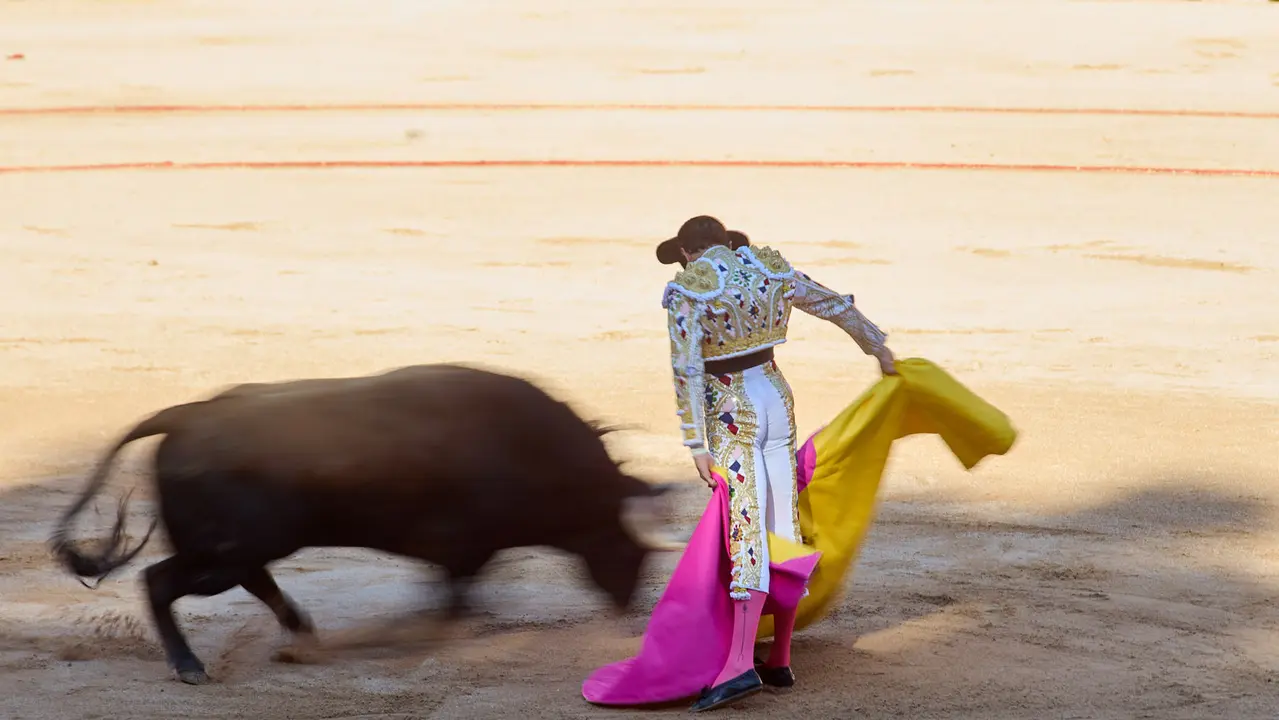 Tercera corrida de la Feria del Toro de San Fermín 2025 con toros de Álvaro Núñez para Morante de la Puebla, Roca Rey y Tomás Rufo. IÑIGO ALZUGARAY