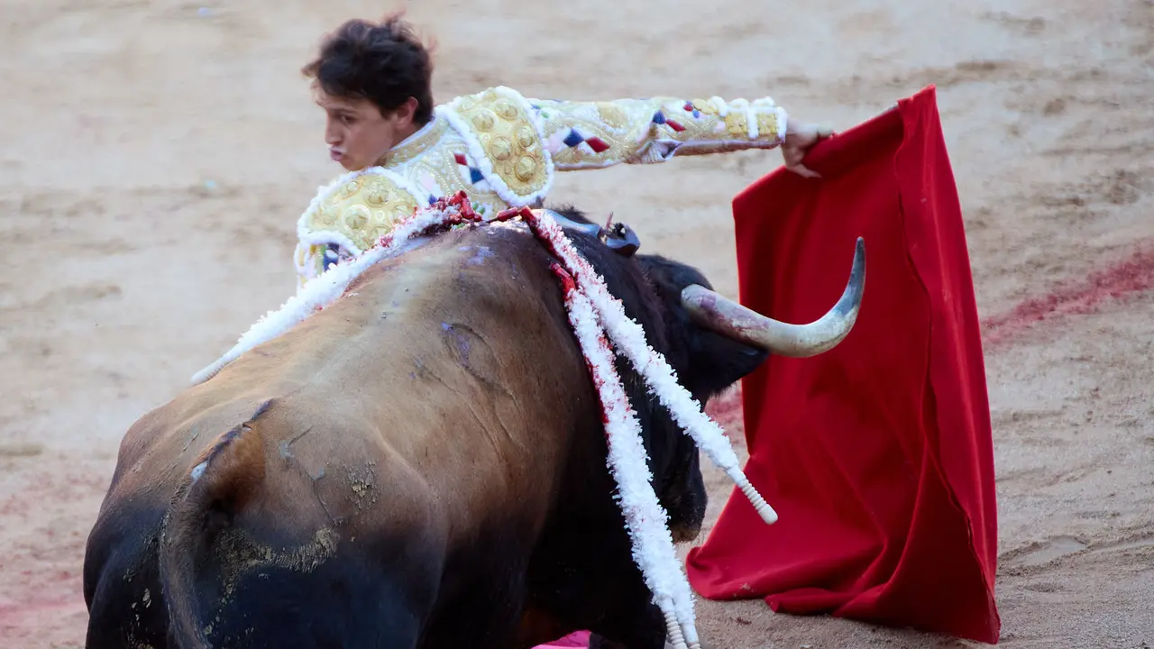 Tercera corrida de la Feria del Toro de San Fermín 2025 con toros de Álvaro Núñez para Morante de la Puebla, Roca Rey y Tomás Rufo. IÑIGO ALZUGARAY