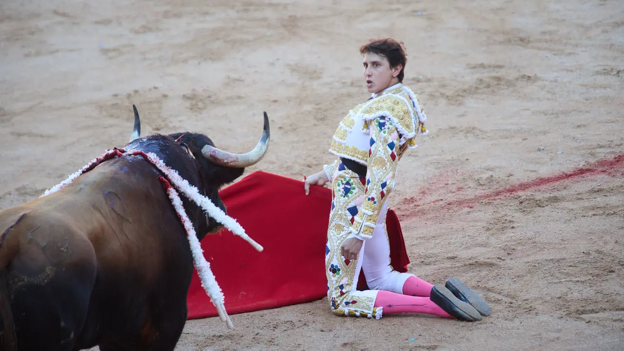 Tercera corrida de la Feria del Toro de San Fermín 2025 con toros de Álvaro Núñez para Morante de la Puebla, Roca Rey y Tomás Rufo. IÑIGO ALZUGARAY