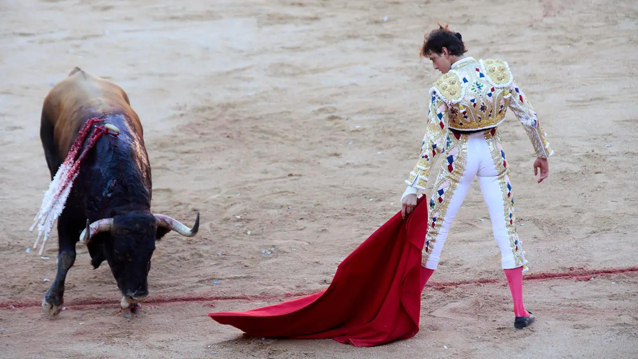 Tercera corrida de la Feria del Toro de San Fermín 2025 con toros de Álvaro Núñez para Morante de la Puebla, Roca Rey y Tomás Rufo. IÑIGO ALZUGARAY
