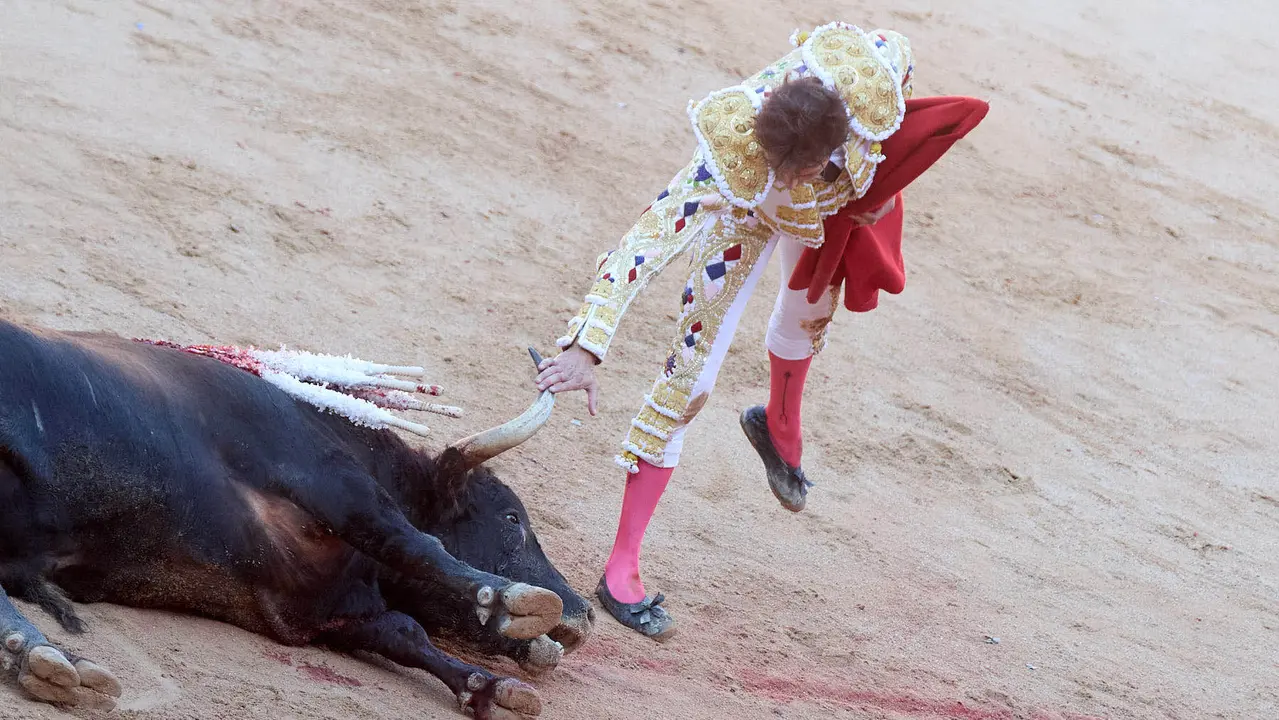 Tercera corrida de la Feria del Toro de San Fermín 2025 con toros de Álvaro Núñez para Morante de la Puebla, Roca Rey y Tomás Rufo. IÑIGO ALZUGARAY
