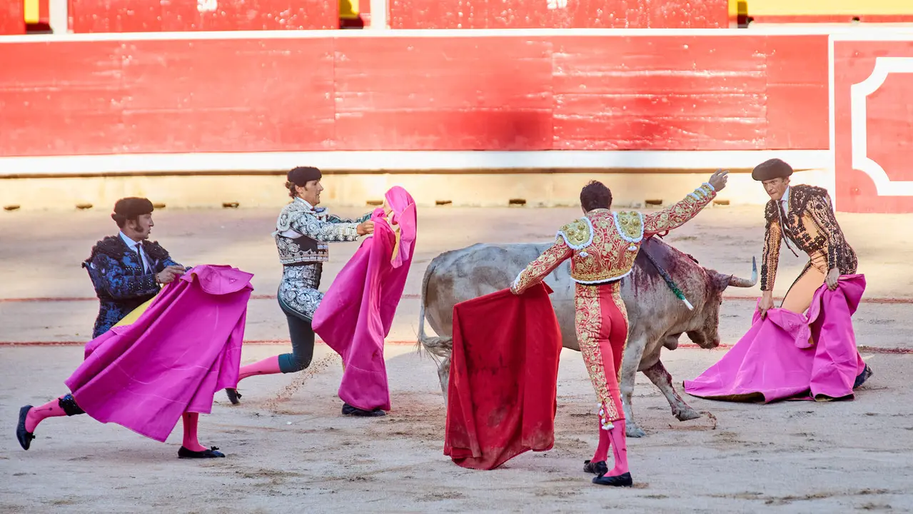 Tercera corrida de la Feria del Toro de San Fermín 2025 con toros de Álvaro Núñez para Morante de la Puebla, Roca Rey y Tomás Rufo. IÑIGO ALZUGARAY