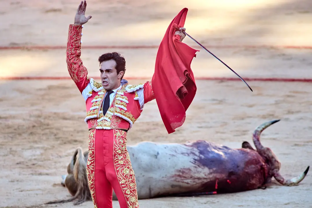 Tercera corrida de la Feria del Toro de San Fermín 2025 con toros de Álvaro Núñez para Morante de la Puebla, Roca Rey y Tomás Rufo. IÑIGO ALZUGARAY