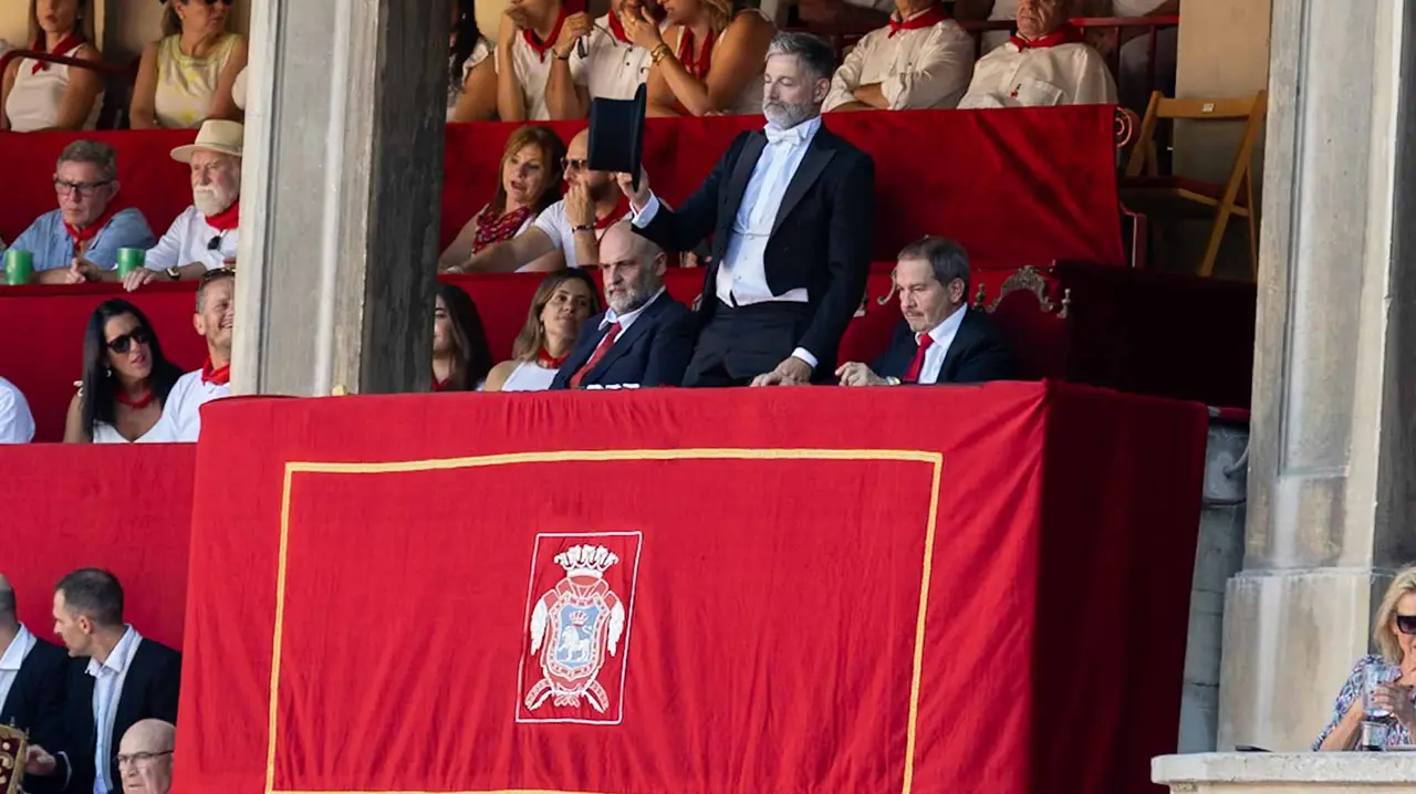 Cuarta corrida de la Fería de San Fermín en Pamplona. Maite H. Mateo.-16