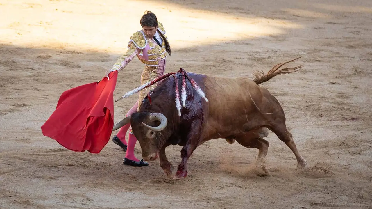 Cuarta corrida de la Fería de San Fermín en Pamplona. Maite H. Mateo.-18