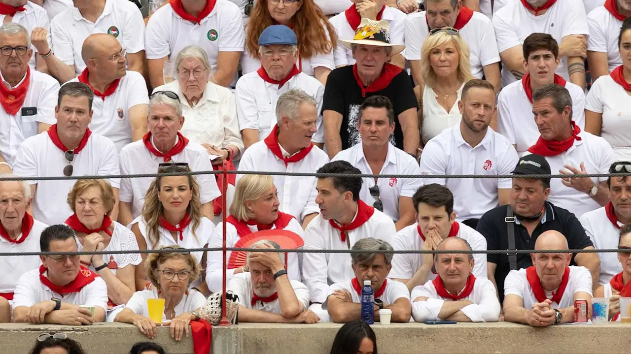 Ambiente en la quinta corrida de la Feria de San Fermín.Maite H. Mateo..-32