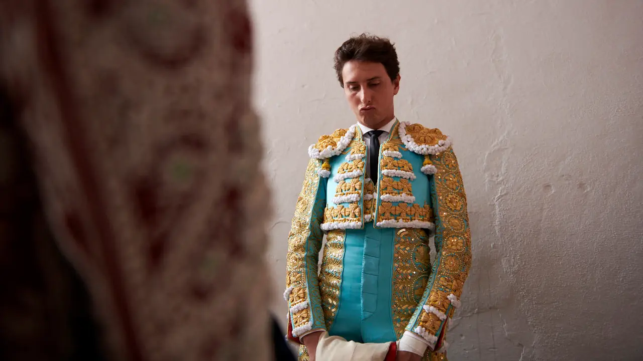 Quinta corrida de toros de la Feria de San Fermín con toros de Jandilla para Juan Ortega, Andrés Roca Rey y Pablo Aguado. IRANZU LARRASOAÑA