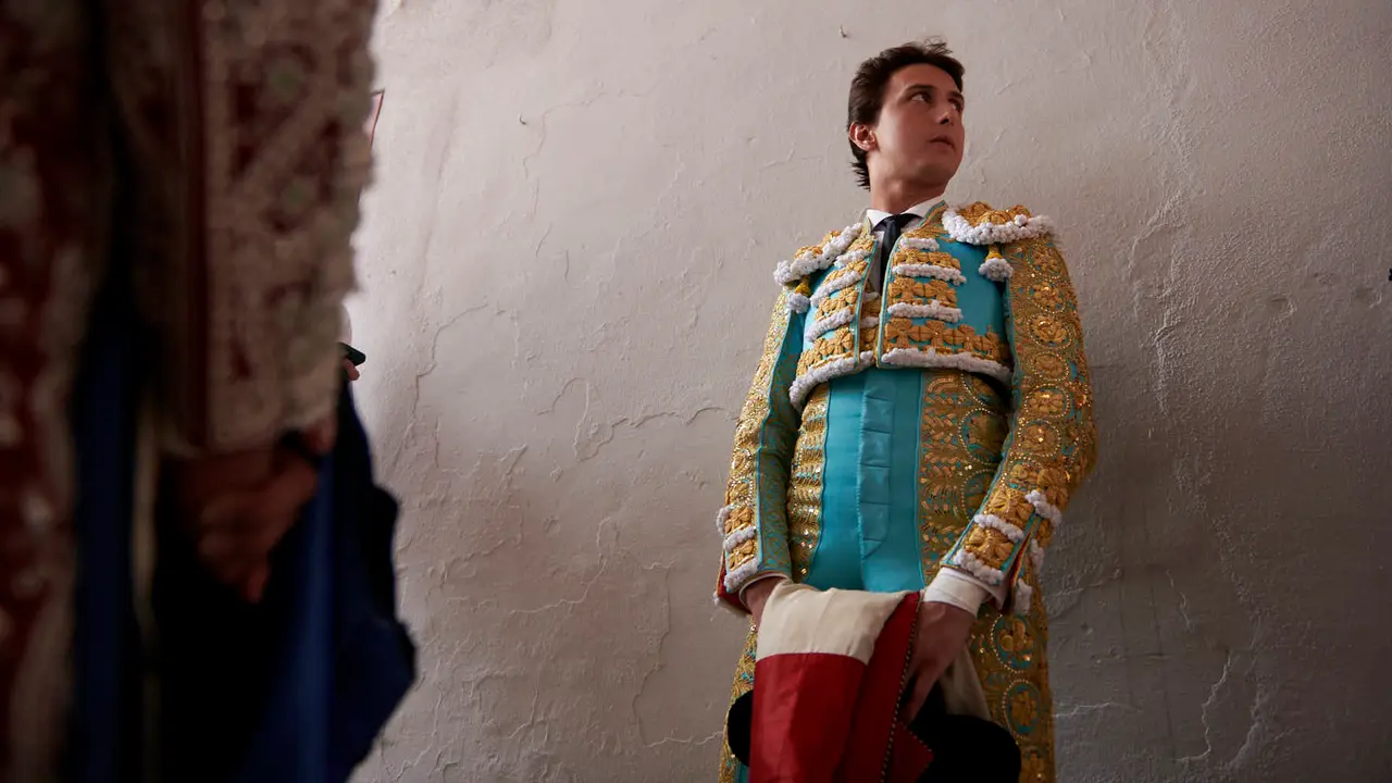 Quinta corrida de toros de la Feria de San Fermín con toros de Jandilla para Juan Ortega, Andrés Roca Rey y Pablo Aguado. IRANZU LARRASOAÑA