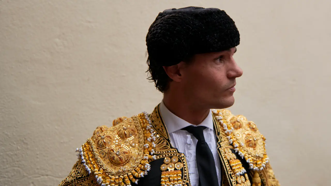 Quinta corrida de toros de la Feria de San Fermín con toros de Jandilla para Juan Ortega, Andrés Roca Rey y Pablo Aguado. IRANZU LARRASOAÑA