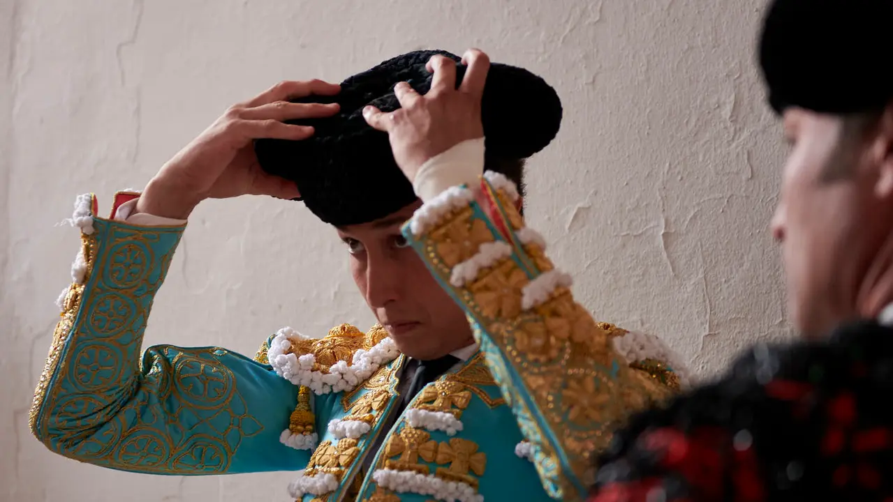 Quinta corrida de toros de la Feria de San Fermín con toros de Jandilla para Juan Ortega, Andrés Roca Rey y Pablo Aguado. IRANZU LARRASOAÑA
