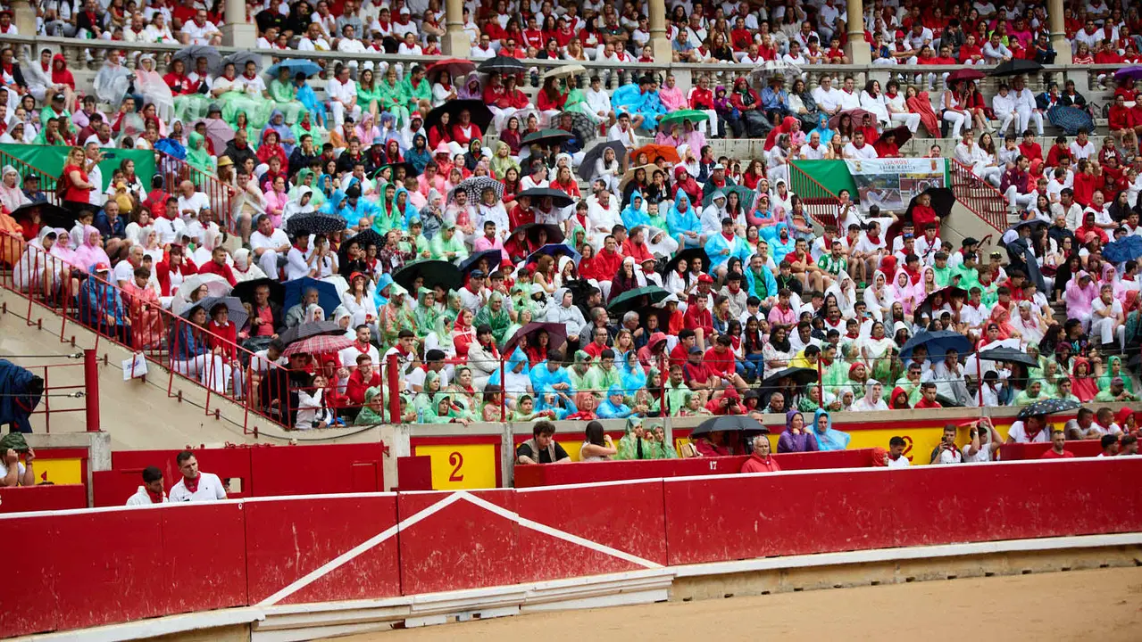 Concurso de Recortadores de San Fermín 2025 en la Plaza de Toros de Pamplona. IÑIGO ALZUGARAY