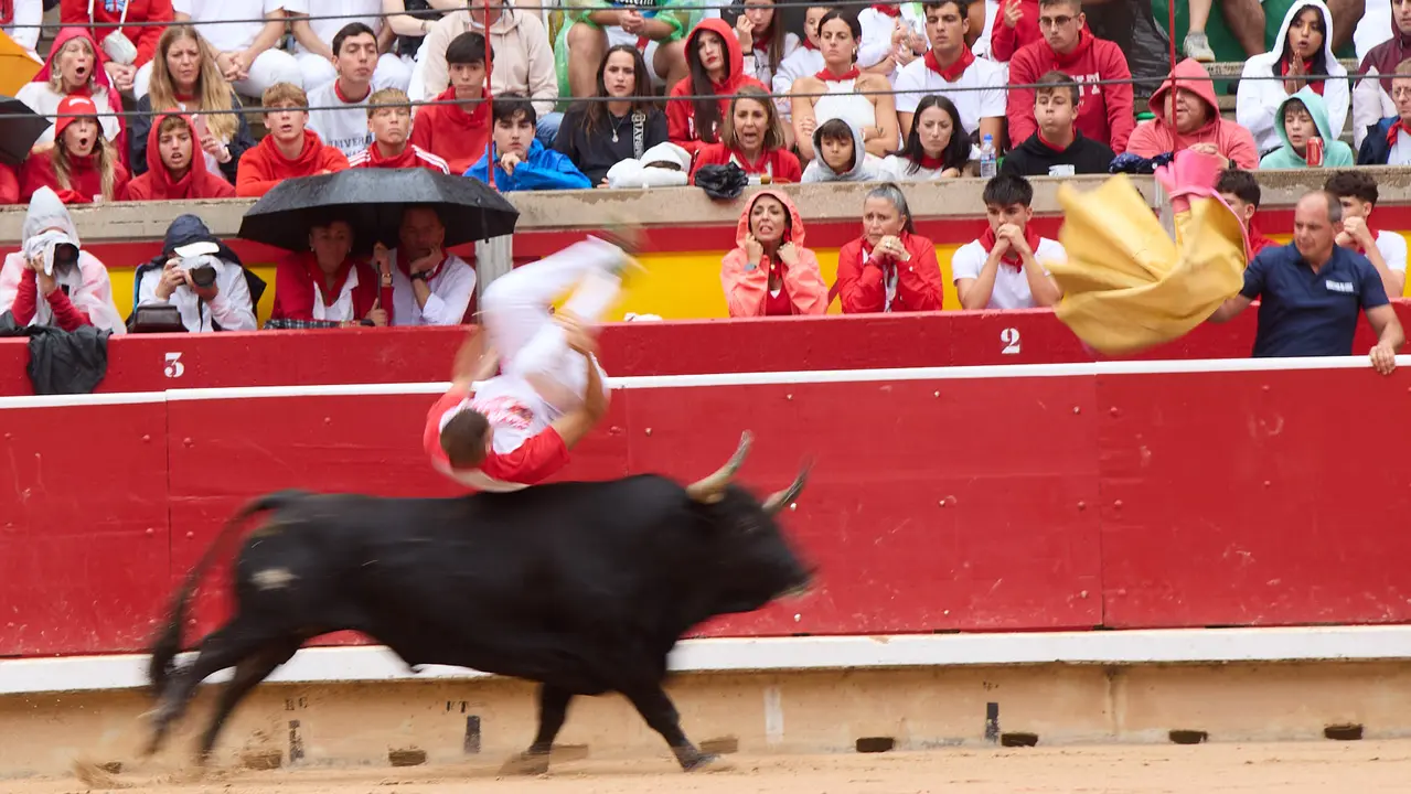 Concurso de Recortadores de San Fermín 2025 en la Plaza de Toros de Pamplona. IÑIGO ALZUGARAY