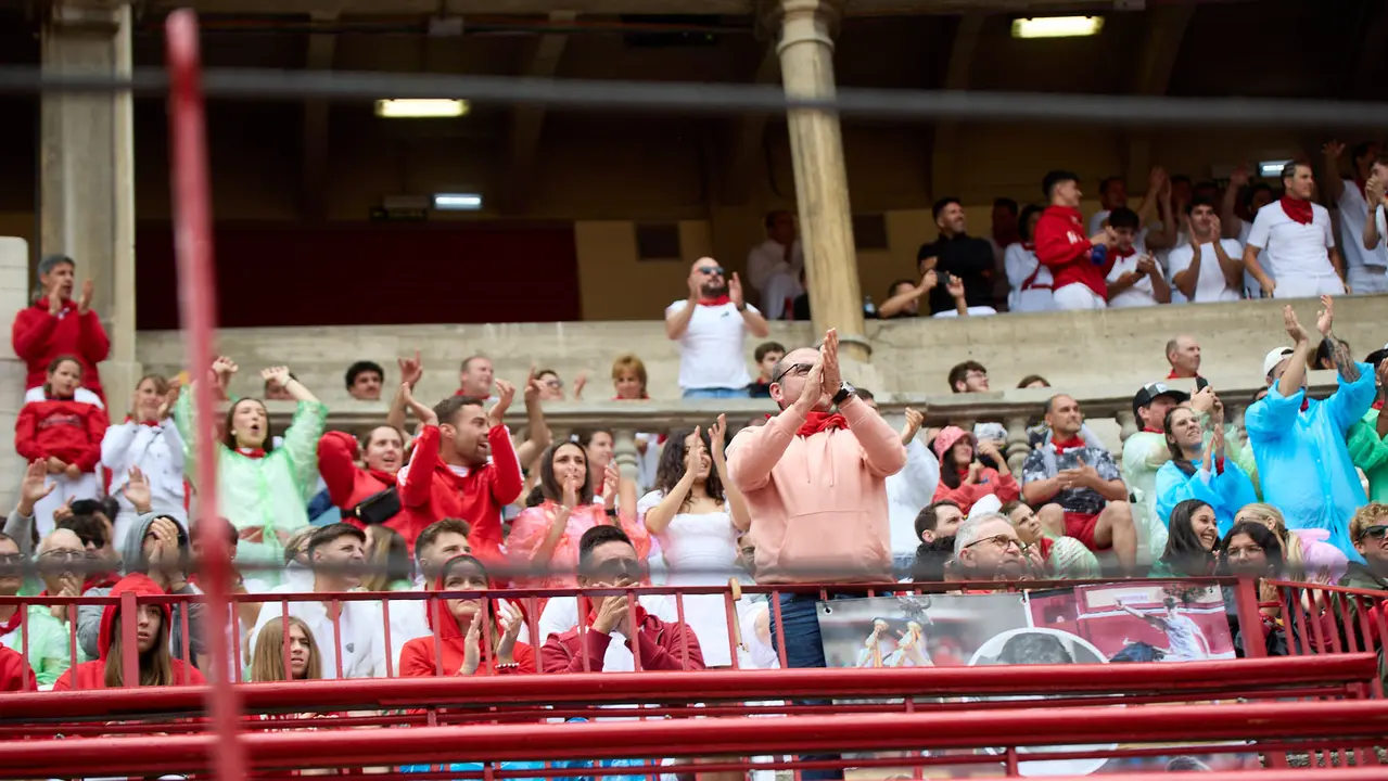 Concurso de Recortadores de San Fermín 2025 en la Plaza de Toros de Pamplona. IÑIGO ALZUGARAY