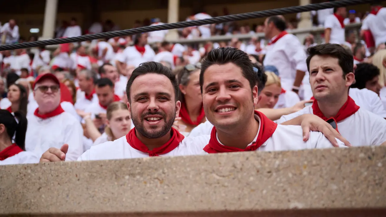 Sexta corrida de la Feria del Toro de San Fermín 2025 con toros de José Escolar para Rafaelillo, Fernando Robleño y Juan de Castilla. PABLO LASAOSA