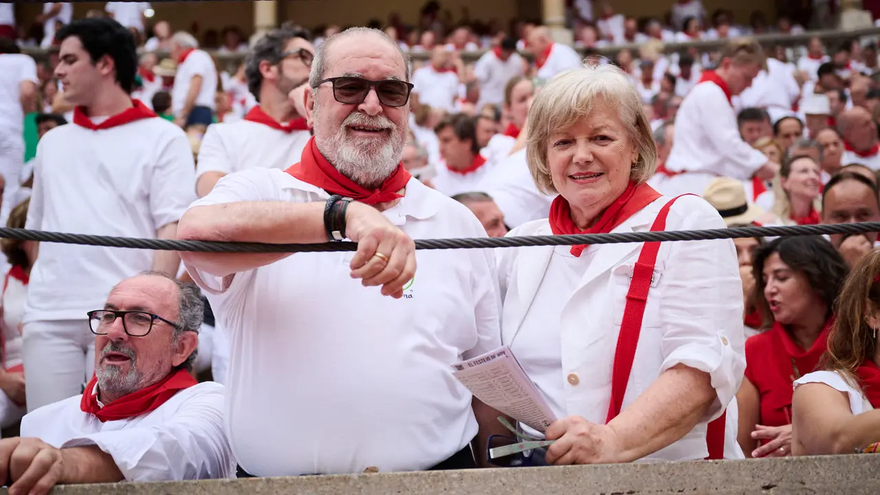Sexta corrida de la Feria del Toro de San Fermín 2025 con toros de José Escolar para Rafaelillo, Fernando Robleño y Juan de Castilla. PABLO LASAOSA