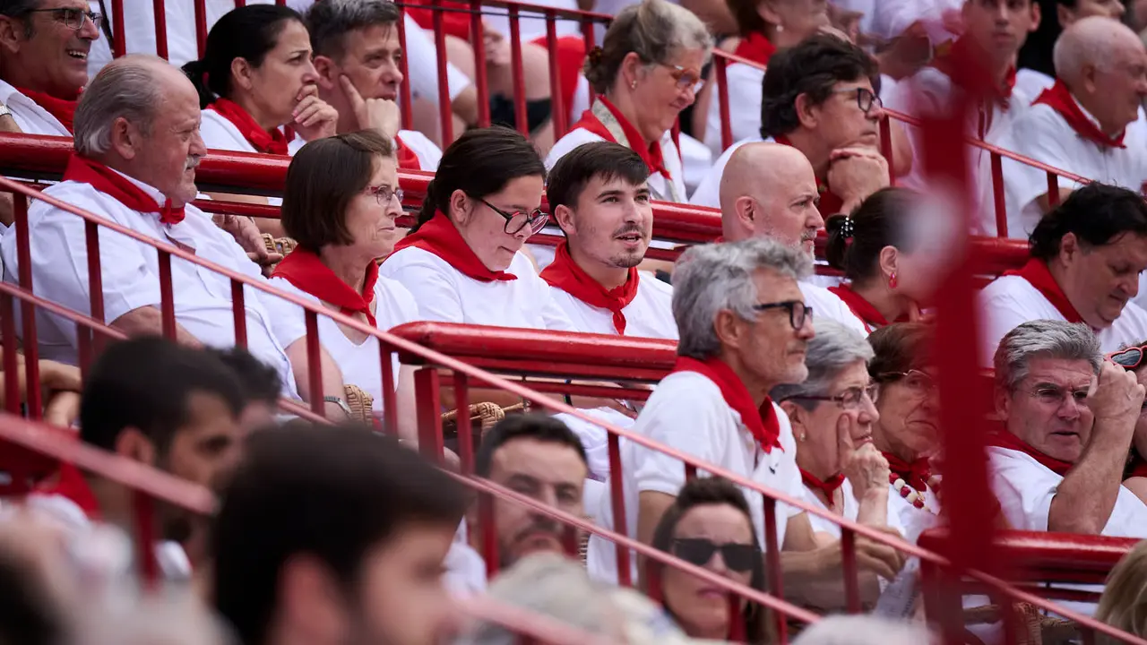 Sexta corrida de la Feria del Toro de San Fermín 2025 con toros de José Escolar para Rafaelillo, Fernando Robleño y Juan de Castilla. PABLO LASAOSA