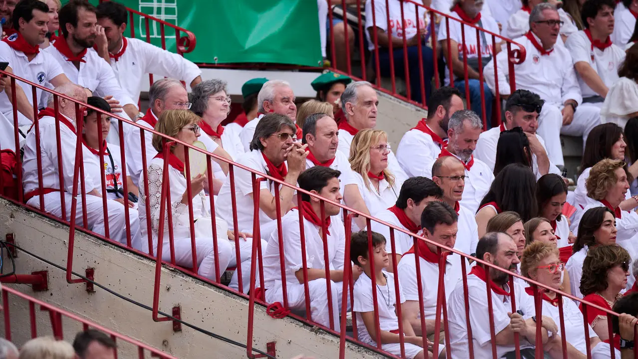 Sexta corrida de la Feria del Toro de San Fermín 2025 con toros de José Escolar para Rafaelillo, Fernando Robleño y Juan de Castilla. PABLO LASAOSA
