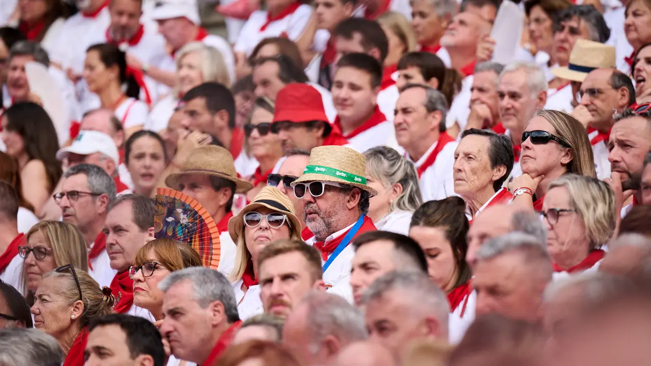 Sexta corrida de la Feria del Toro de San Fermín 2025 con toros de José Escolar para Rafaelillo, Fernando Robleño y Juan de Castilla. PABLO LASAOSA